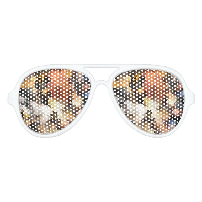 LUNETTES DE FÊTE AVIATEUR PLAGE (Devant)