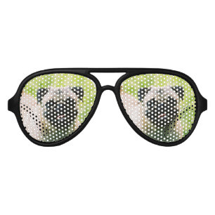 Lunettes De Fête Aviateur pug-13