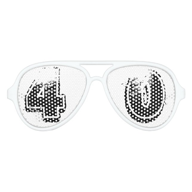 Lunettes De Fête Aviateur Regarde chaud à 40 (Devant)