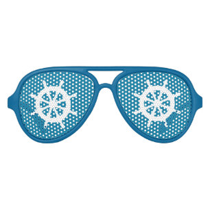 Lunettes De Fête Aviateur Roue nautique