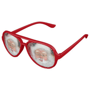 Lunettes De Fête Aviateur Santa Claus