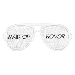 Lunettes De Fête Aviateur Shades du parti "Maid of Honor"