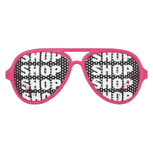 Lunettes De Fête Aviateur Shopping dépendance nuances pour les accros du sho