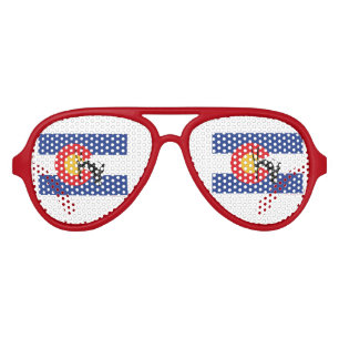 Lunettes De Fête Aviateur Ski Colorado