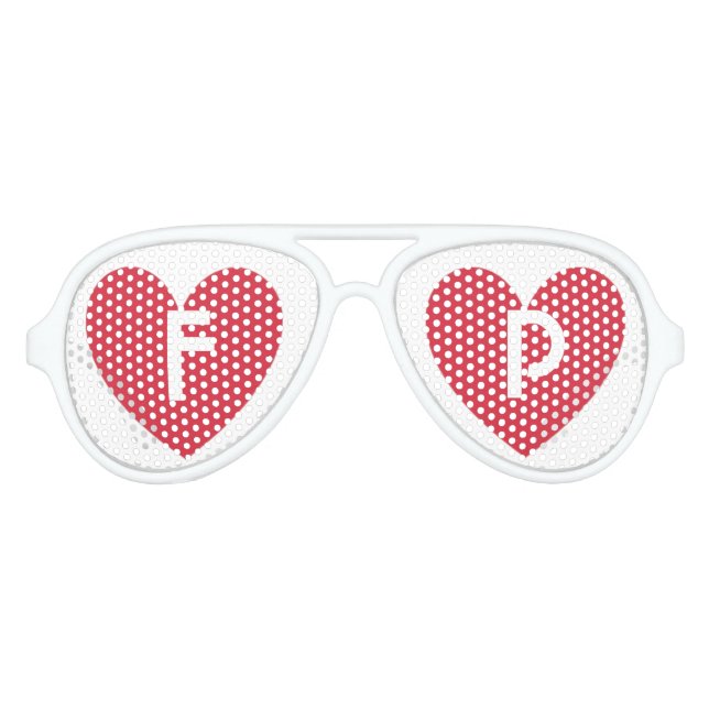 Lunettes De Fête Aviateur Têtes de parti personnalisées, Favoris de parti (Devant)