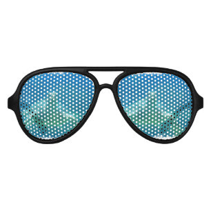 Lunettes De Fête Aviateur Tortue de mer