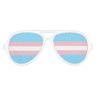 Lunettes De Fête Aviateur Trans Pride !