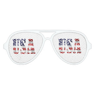 LUNETTES DE FÊTE AVIATEUR USA
