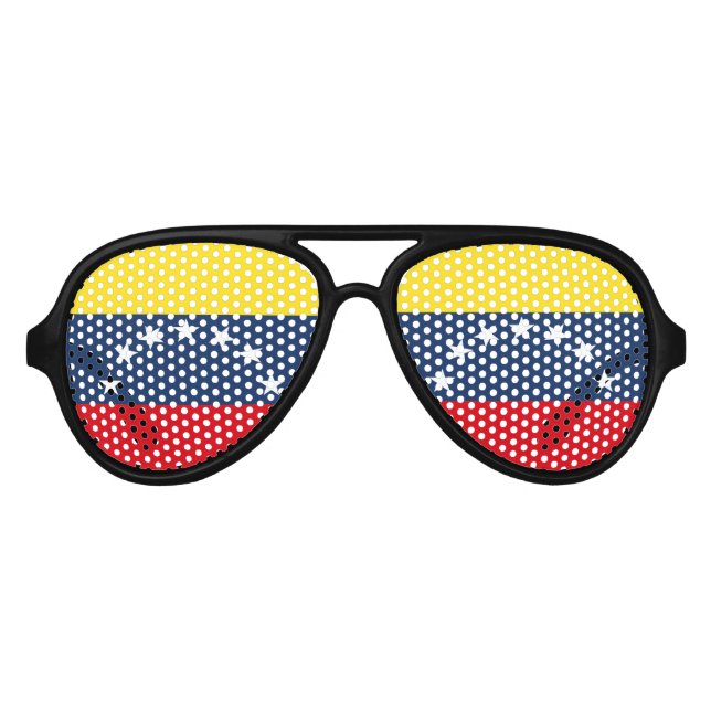 Lunettes De Fête Aviateur Venezuela (Devant)