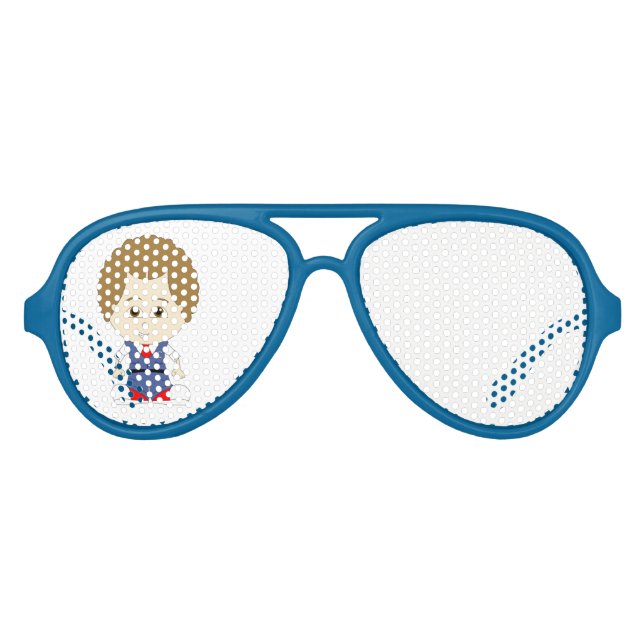 Lunettes De Fête Aviateur Verres Clif cool (Devant)