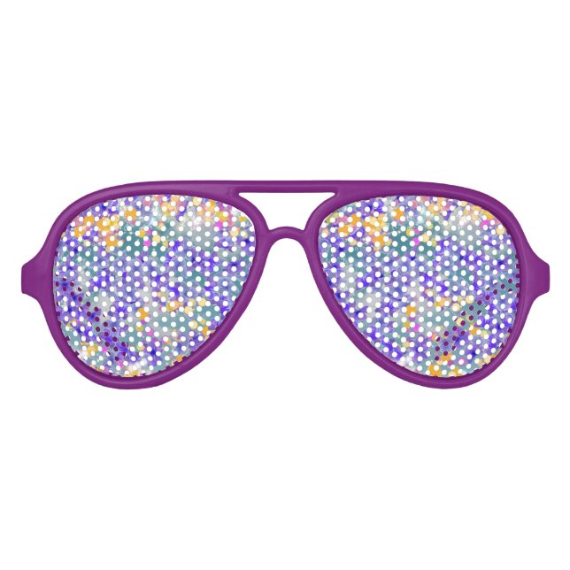 Lunettes De Fête Aviateur Violetas (Devant)