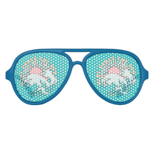 Lunettes De Fête Aviateur Voici la Sun Summer Fun Beach Life
