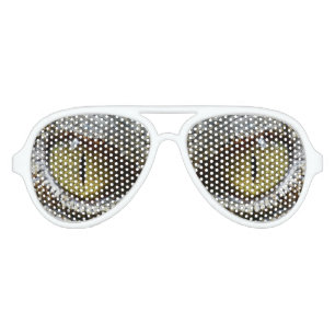 Lunettes De Fête Aviateur Yeux de reptile