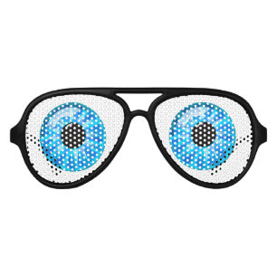 Lunettes De Fête Aviateur Yeux fous