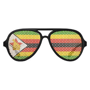 Lunettes De Fête Aviateur Zimbabwe