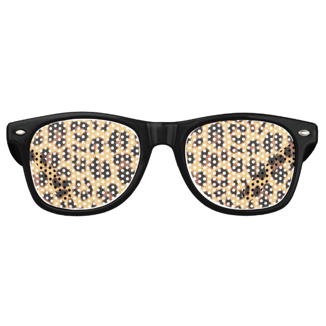 Lunettes de fête de léopard (Devant)