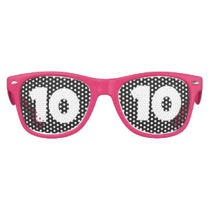 LUNETTES DE FÊTE ENFANT 10E ANNIVERSAIRE 10 FÊTE SOLEIL TONS