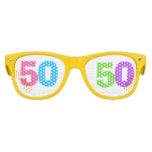 Lunettes De Fête Enfant 50 e FÊTE D'ANNIVERSAIRE, AMUSANT 50