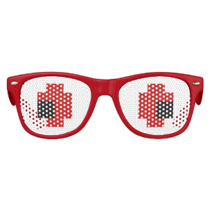 Lunettes De Fête Enfant 8 yeux rouges éffrayants de bit