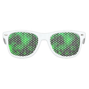 Lunettes De Fête Enfant Abrégé sur vert vert au néon génial Halloween