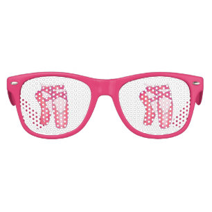 Lunettes De Fête Enfant Ballerina Ballet Rose Danse Pointe Toe Chaussures