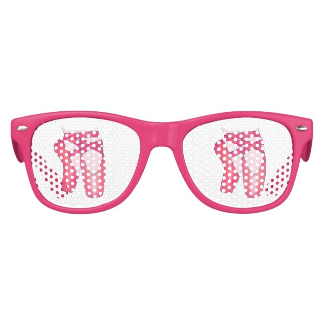 Lunettes De Fête Enfant Ballerina Ballet Rose Danse Pointe Toe Chaussures (Devant)