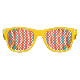 Lunettes De Fête Enfant Bandes colorées cool