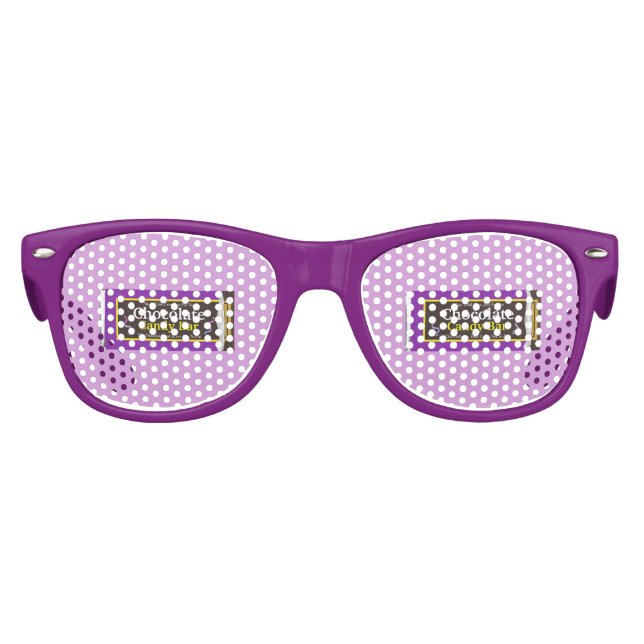 Lunettes De Fête Enfant Barre à bonbons au chocolat (Devant)