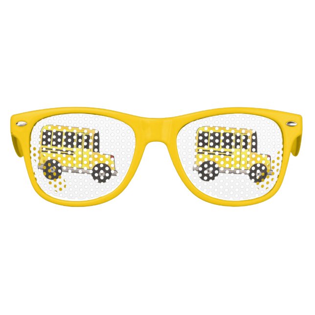 Lunettes De Fête Enfant Big Yellow School Bus Party Shades (Devant)
