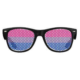 Lunettes De Fête Enfant BISEXUAL PRIDE STRIPED HORIZONTAL - 2014 PRIDE.png