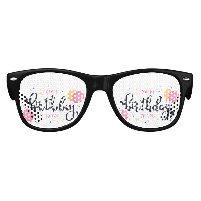 Lunettes De Fête Enfant Bonne fête d'anniversaire (Devant)