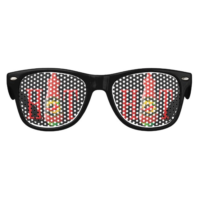 Lunettes De Fête Enfant Bouteille de sauce chaude (Devant)