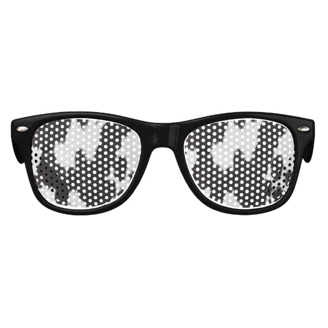 Lunettes De Fête Enfant Cachette de vache noir blanc (Devant)