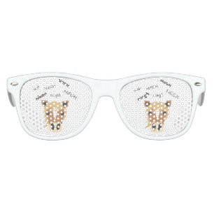Lunettes De Fête Enfant Cheval Emoji mignon d'henissement