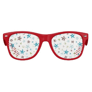 Lunettes De Fête Enfant Design étoilé américain