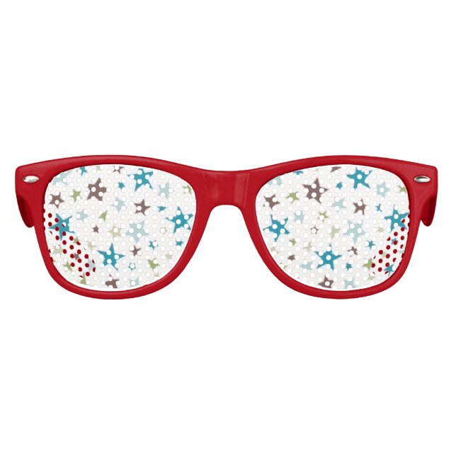 Lunettes De Fête Enfant Design étoilé américain (Devant)