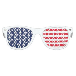 Lunettes De Fête Enfant Drapeau américain