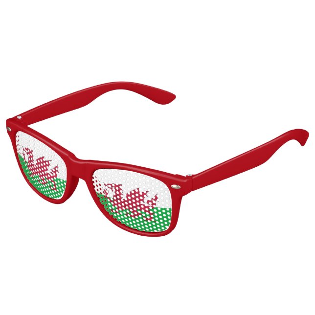Lunettes De Fête Enfant Drapeau de dragon gallois (Angle)