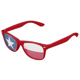 Lunettes De Fête Enfant Drapeau d'état du Texas - couleur authentique de h