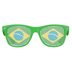 Lunettes De Fête Enfant Drapeau du Brésil