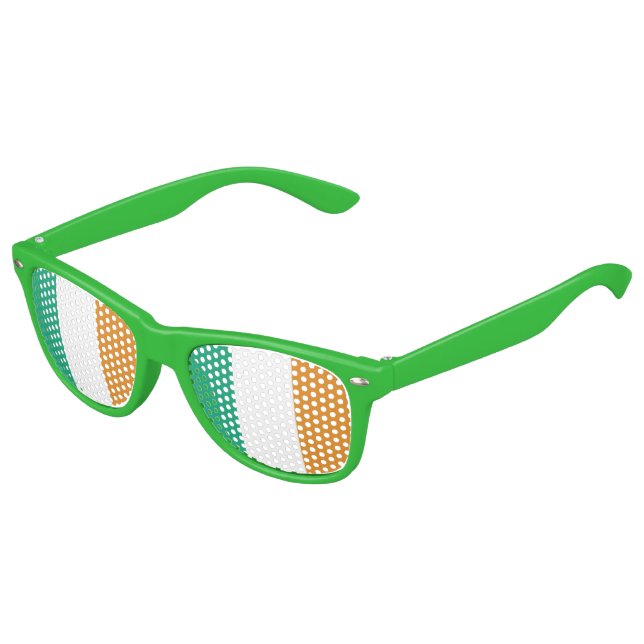 Lunettes De Fête Enfant Drapeau irlandais (Angle)