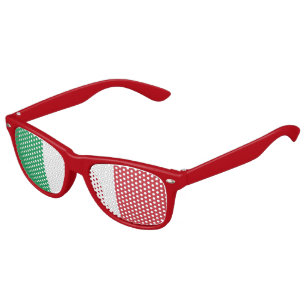 Lunettes De Fête Enfant Drapeau italien, Drapeau italien amusant