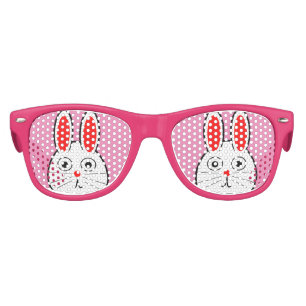 Lunettes De Fête Enfant Drôle lapin de Pâques rose mignonne