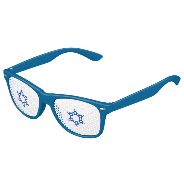 Lunettes De Fête Enfant Étoile israélienne de David (Angle)