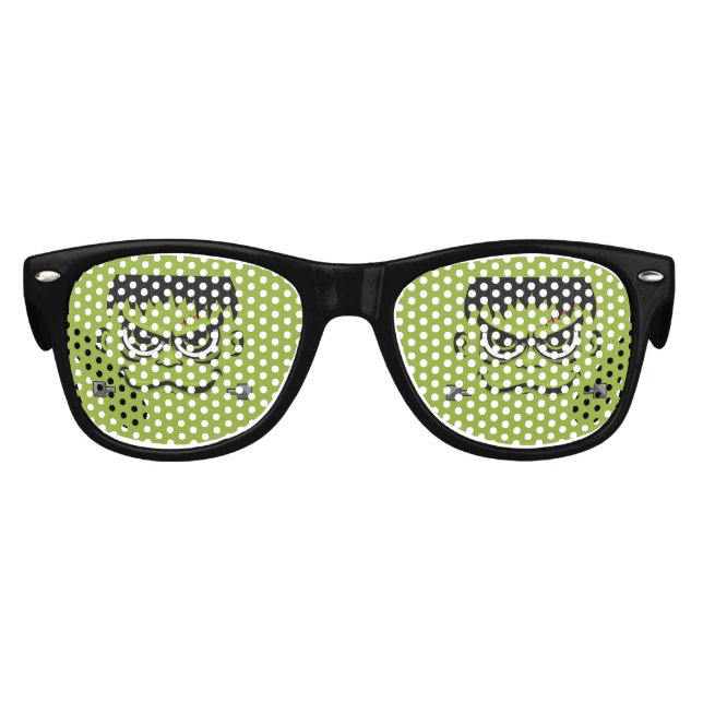 Lunettes De Fête Enfant Face Frankenstein Halloween (Devant)