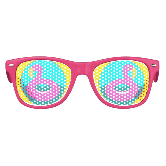Lunettes De Fête Enfant Flamant rose Float Plage Lover Summer Pool Party (Devant)