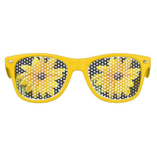 Lunettes De Fête Enfant Fleur ensoleillée en pleine floraison