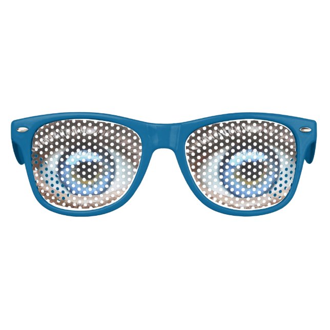 LUNETTES DE FÊTE ENFANT FUNNY NOVELTY BLUE BUG YED SUNGLASSES (Devant)