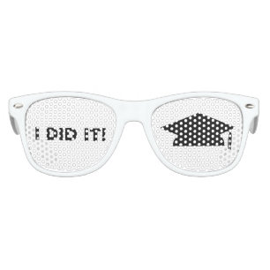 Lunettes De Fête Enfant "Je L'Ai Fait !" Nuances de la fête de graduation