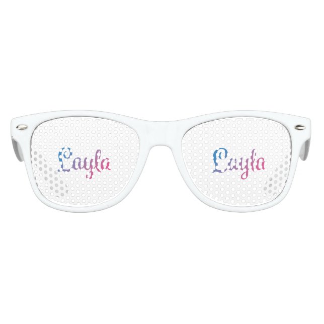 Lunettes De Fête Enfant Layla élégant Cursive (Devant)
